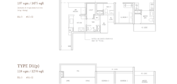 the-botany-at-dairy-farm-floor-plan-4-bedroom-type-D1